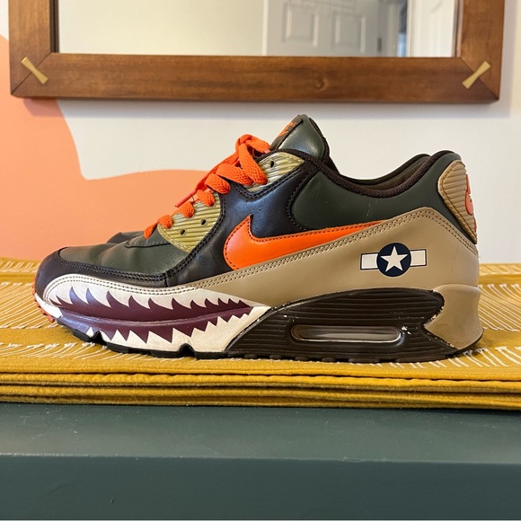 ULTRA RARE VINTAGE 2007 nike air max 90 WARHAWK size men’s US 10 - Picture 11 of 15